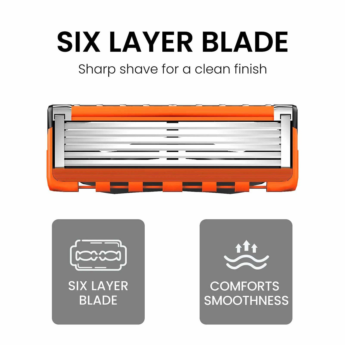24-Piece Men's Razor Blade Set with Free Handle