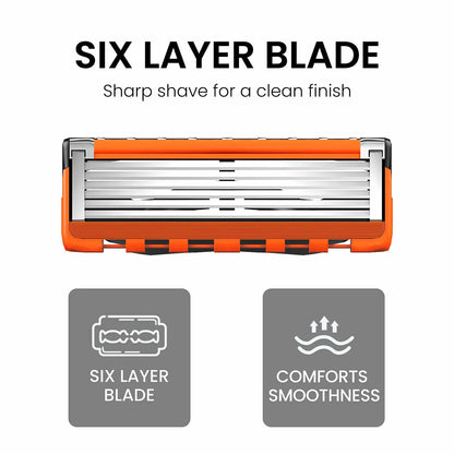24-Piece Men's Razor Blade Set with Free Handle
