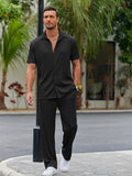 Casual Loose Fit Shirt Sets